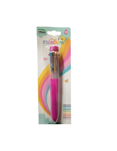 Penna Multicolor10 in 1 Rainbow pen Lebez blister assortito art 68032  2