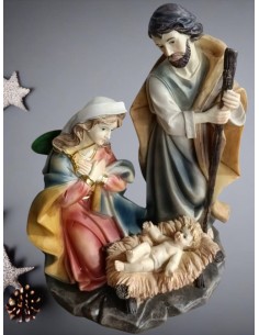 GRUPPO NATIVITA' PRESEPE RESINA CM 25,4 PABEN  | Scintu Bazar