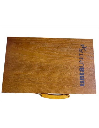Valigetta legno TintaUnita Art 72 Pastelli 4.2 36 Pastel + 36 Classic 