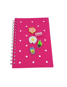 Quaderno A5  spirale copertina silicone con 5 pins TintaUNITA  CLIK  | 2