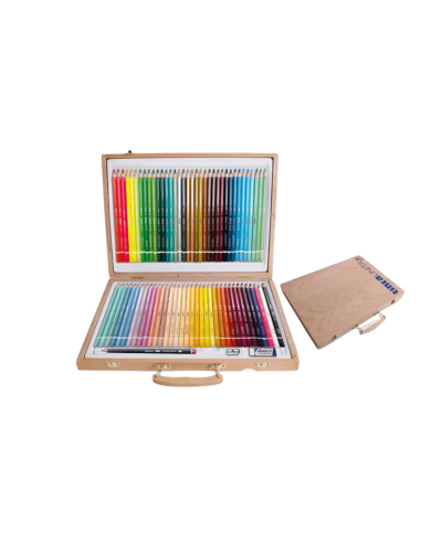 Valigetta legno TintaUnita Art 72 Pastelli 4.2 Classic  | Scintu Bazar