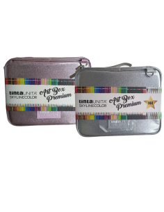 Astuccio Glitter Skylinecolor Art Box con 144 pastelli Tinta Unita  |