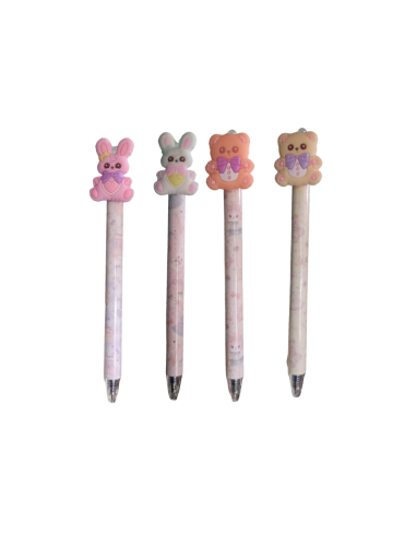 Penna cancellabile con  top Orsetto art 81573 Lebez  | Scintu Bazar