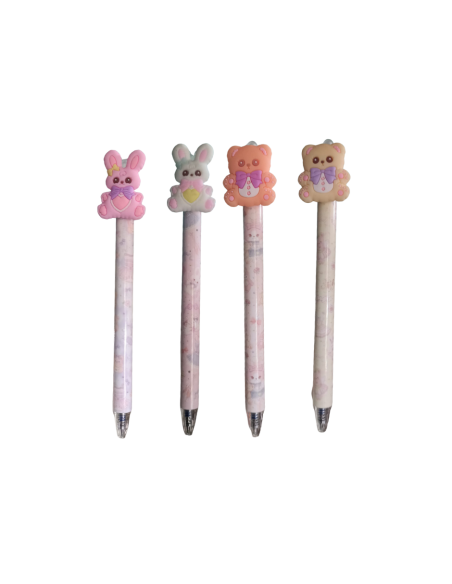 Penna cancellabile con  top Orsetto art 81573 Lebez  | Scintu Bazar