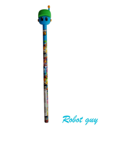 Matita con Topper Stumble Guys assortita art 62093 Tinta Unita  | Scin