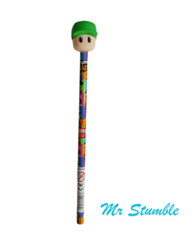Matita con Topper Stumble Guys assortita art 62093 Tinta Unita  | Scin