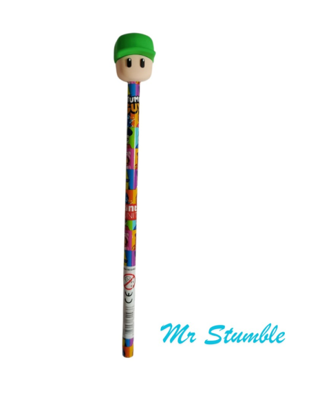 Matita con Topper Stumble Guys assortita art 62093 Tinta Unita  | Scin