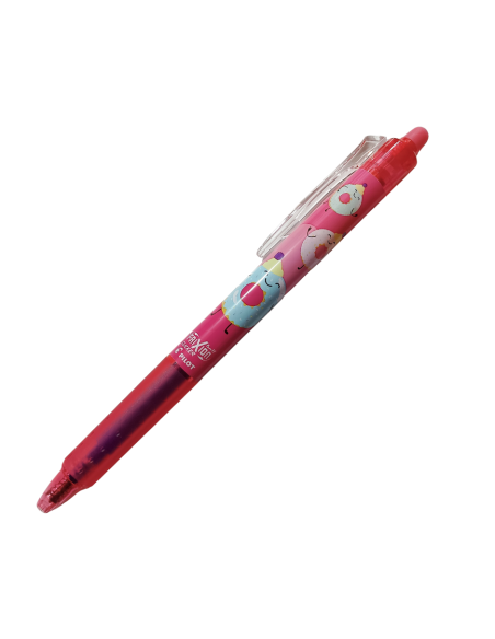 Penna Sfera Frixion Clicker Sweet Paradise ink blu Fusto Rosa  | Scint