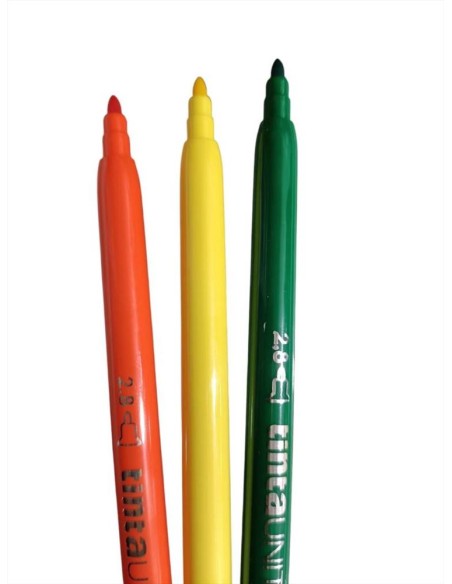 PENNARELLI TINTA UNITA PUNTA 2.8 - 18 COLORI ART 43887  | Scintu Bazar