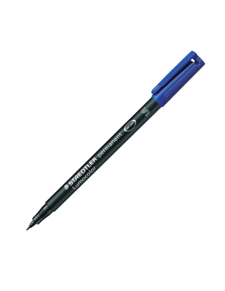 Pennarello marcatore pemanente Lumocolor Blu punta S 0,4mm  | Scintu B