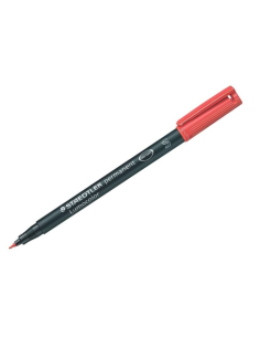 Pennarello marcatore pemanente Lumocolor Rosso punta S 0,4mm  | Scintu
