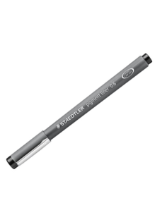 Penna Rapidografo Nero 0.6 Pigment Liner Stadtler  | Scintu Bazar