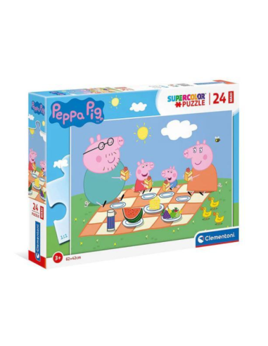 Puzzle super color Peppa Pig 24 pz Maxi  | Scintu Bazar