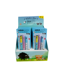Penne Le Cancellabili Fashion pen tinta unita Spring ink blu blister 3