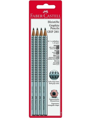 Matita grafite Faber-Castell Grip antiscivolo  2001 2B  | Scintu Bazar
