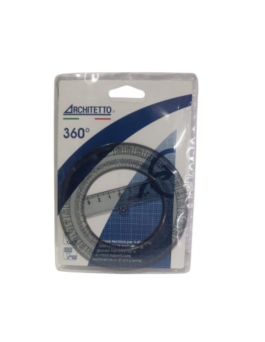 GONIOMETRO 12 CM 360° ARCHITETTO  | Scintu Bazar