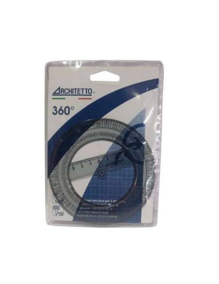 GONIOMETRO 12 CM 360° ARCHITETTO  | Scintu Bazar