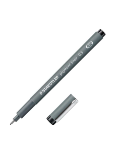 Penna Rapidografo nero 0.5 Pigment Liner Stadtler  | Scintu Bazar