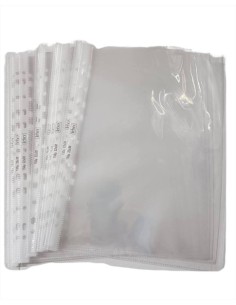 BUSTA FORATURA UNIV. A4 100 MICRON BUCCIA BL.50 PZ ART 81143  LEBEZ  | 2