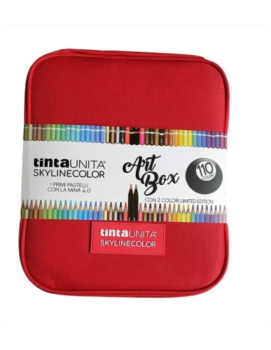 ASTUCCIO CORREDINO TINTAUNITA SKYLINECOLOR ART BOX 110 COLORI ROSSO