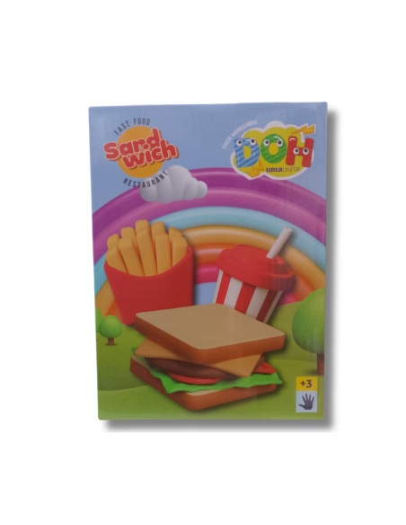 Set Pasta Modellabile Doh Tinta Unita Sandwich  | Scintu Bazar