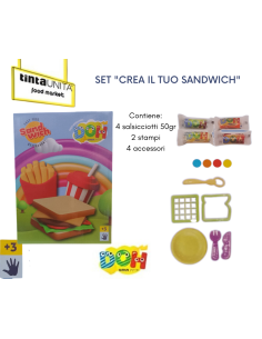 Set Pasta Modellabile Doh Tinta Unita Sandwich  | Scintu Bazar 2