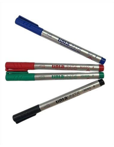 Tinta Unita Pennarello Indelebile Marker Pen Punta F 0.7  mm  | Scintu
