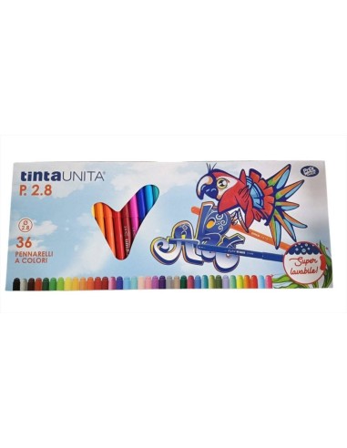 PENNARELLI TINTA UNITA PUNTA 2.8 - 36 COLORI ART 41826  | Scintu Bazar